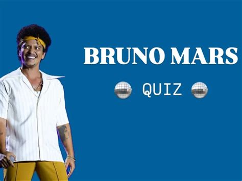 4 Bruno Mars Quizzes, Questions, Answers & Trivia .